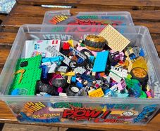 Medium box of miscellaneaous lego