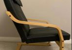 Ikea Poang Leather Armchair