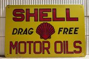 Shell Oil Tin Metal Sign