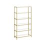 Shelves Tempered Glass Transparent Metallic Gold Image 2