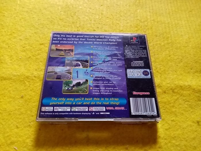 Tommi makinen rally PlayStation1 Ps1 PlayStation 2 ps2 games Original