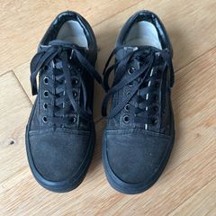 Black Vans size UK 3