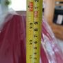 Vintage Hand turned wood table lamp 60 CM. tall. Image 6