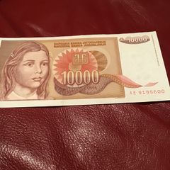 Yugoslavia Banknote - 10000 Dinara 1992