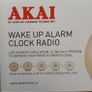 AKAI wake up alarm clock radio Image 2