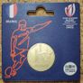 France 0.25 Euro Uncirculated Coin Set of Six 2023 - Rugby World Cup France (France, Ireland, Wales, England, Scotland, Emblem) Image 2