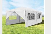 3x6M Awning Gazebo Tent with 6 Sidewalls Marquee Party Tent Green Fully Waterproof For Outdoor Event