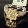 Diamond 9K gold natural diamonds ring Image 6