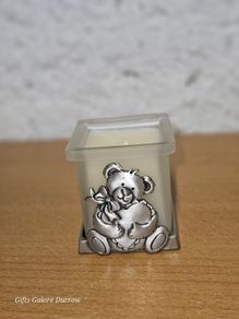 Bear with Heart Candle