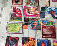 Vintage 1990s Marvel XMen Trading Cards Lot  Iron Man  Rogue Professor X Beavis & Butthead Rare Bundle
