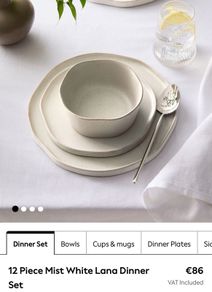 Next Lana dinner set