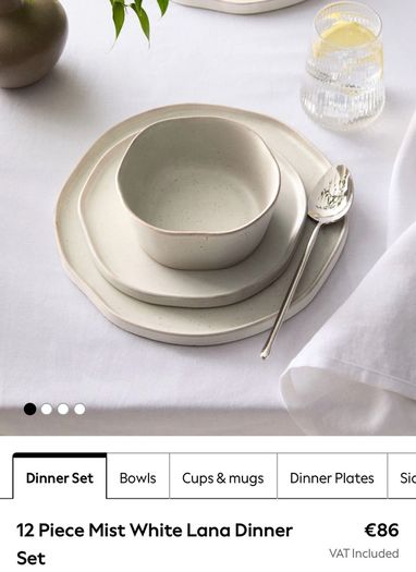 Next Lana dinner set