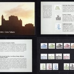 1983 Ireland Architecture Definitive Stamps Low Value Presentation Pack mint never hinged (MNH)