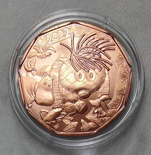Austria 5 Euro Copper Uncirculated Coin 2022 - Little I-Am-Me - Easter Coins
