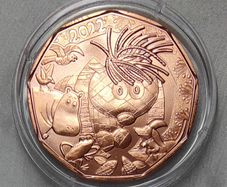 Austria 5 Euro Copper Uncirculated Coin 2022 - Little I-Am-Me - Easter Coins