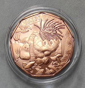 Austria 5 Euro Copper Uncirculated Coin 2022 - Little I-Am-Me - Easter Coins