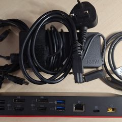 Lenovo ThinkPad 40AF Hybrid USB-C with USB-A Dock 135W UK power plug