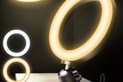 6.3 Inch Video Conference Ring Light with Ultra wide Clip, 360 Degree Rotatable Table Ring Light with Dimmable 3 Modes 10 Brightness Level for Live Streaming Desktop Reading/Makeup/Webcam/YouTube/TiK Tok (FREE POSTAGE)