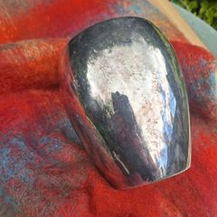 H R W Fink Gernan silver plated metal vase