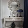 Large Ornate Round Wall Mirror Image 2