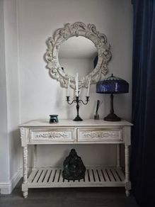 Elegant French Provincial Style Console Table