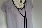 grey blouse short