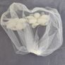 bridal short veil Image 5