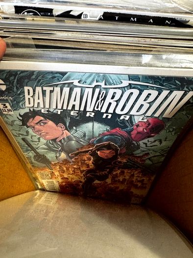 DC Long Comic Box w 250 comics for Sale (2)