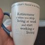 History Herald Pleased to be Retired Stoneware Mug Image 4