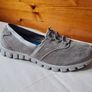 skechers empire sweet slip ons Size 8 eu 41 grey suade In like new condition Image 7