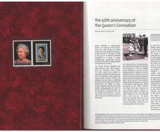 2013 Jersey Stamp Year Book (hardback) issued by Jersey Post includes with 28 images of contents