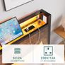 3ft Single Bed Frame with Charging Station and LED Lights, Wood Headboard with Storage Shelves, Heavy Duty Metal Slats, No Box Spring Needed, Noise Free, Easy Assembly,Black Image 5