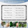 Clear Tarpaulin Waterproof Heavy Duty 2m / 4m Transparent Tarpaulin with Eyelets Tear Resistant 420 g/m PVC Clear Tarp for Gazebo Balcony Rabbit Hutch Greenhouse Chicken Coop Balcony Outdoor Image 6
