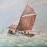 Superb Oil on Board Marine Painting, after Edwin Hayes Image 9
