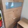 Ikea Brimnes oak drawers & locker Image 3