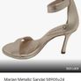 MARIAN Gold Leather diamante strappy heels Sz 38 ( Fit 5UK) - Rrp 135 (New) Image 8