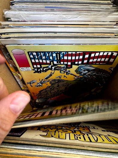 Image & Top Cow Long Comic Box w 320 comics for Sale