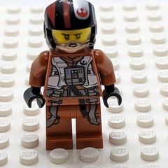 LEGO Minifigure Poe Dameron Pilot Jumpsuit Helmet sw0658 Star Wars