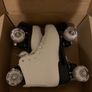 White Roller Skates, Size 37/4 Image 3