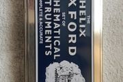 Helix Oxford Maths Set Metal Storage Box Pencil Case Home Office School College