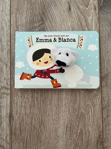 My Best Friend and Me: Emma and Bianca Board Book with Polar Bear Finger Puppet