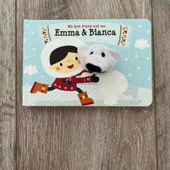 My Best Friend and Me: Emma and Bianca Board Book with Polar Bear Finger Puppet