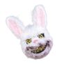 Zombie White Bunny Rabbit Bloody Fur Teeth Scary Mask COSTUME Halloween Cosplay Image 2