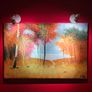 Painting Lake Sea Woods Forest scene Li Fang Image 2