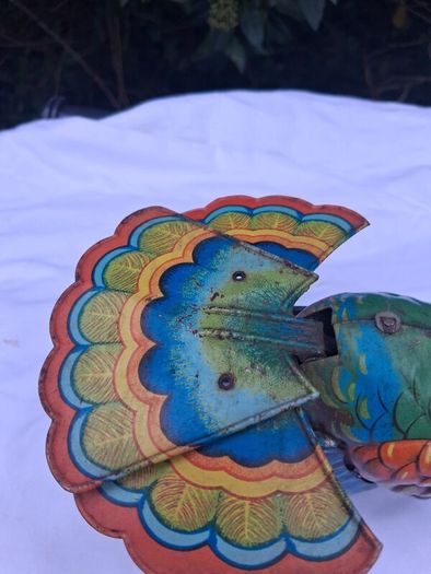 Rare Ges Geschutzt Wind up Turkey