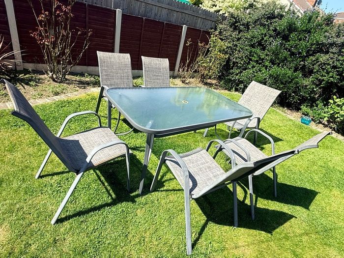 Garden table and chairs