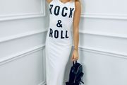 Long dress Rock &amp; Roll White