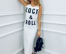 Long dress Rock & Roll White