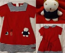 Beautiful Dress With Teddy Bear