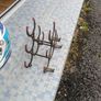 Old horse shoe wine rack Image 3